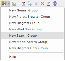 Managing script groups in Enterprise Architect