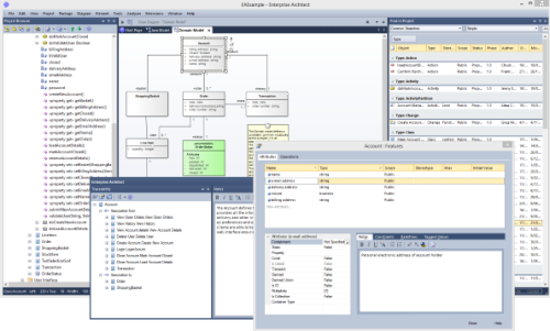 The Integrated Development Environment in Enterprise Architect