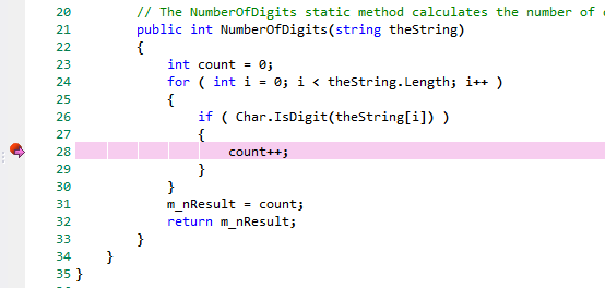 Using a debugger no different in the Object Workbench