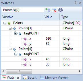 Image showing how to inspect the 4th and 5th elements of an Array