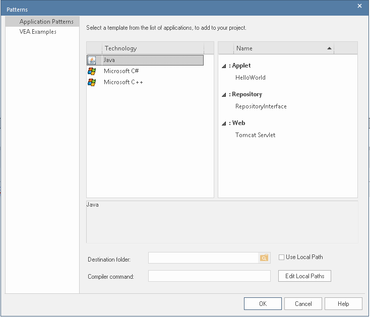 Application starter kit using the Model Wizard in Enterprise Architect Application starter kit using the Model Wizard in Enterprise Architect