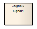 An example of a UML Signal elemen using Sparx Systems Enterprise Architect. An example of a UML Signal elemen using Sparx Systems Enterprise Architect.