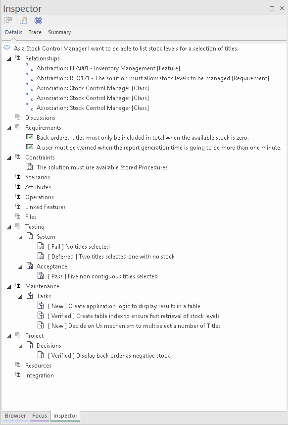 Adding new change in the Element Browser in Sparx Systems Enterprise Architect. Adding new change in the Element Browser in Sparx Systems Enterprise Architect.