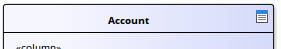 Table element shown without owner name, in Sparx Systems Enterprise Architect. Table element shown without owner name, in Sparx Systems Enterprise Architect.