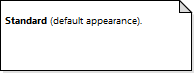 A UML Comment element shown in standard note style. A UML Comment element shown in standard note style.