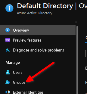 Select the 'Group' menu from the sidebar Select the 'Group' menu from the sidebar