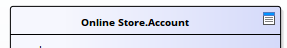 Table element shown with owner name, in Sparx Systems Enterprise Architect. Table element shown with owner name, in Sparx Systems Enterprise Architect.
