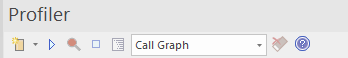 You can select different profliing modes using the toolbar You can select different profliing modes using the toolbar