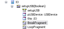 Part of a Project Browser hierarchy showing a UML Class element that owns an Interaction element which defines a UML Sequence diagram. Part of a Project Browser hierarchy showing a UML Class element that owns an Interaction element which defines a UML Sequence diagram.