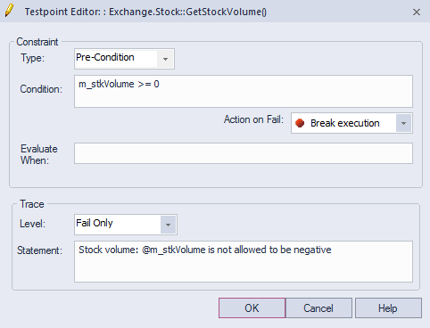 An example of composing a precondition in Enterprise Architects Test Domain system. An example of composing a precondition in Enterprise Architects Test Domain system.