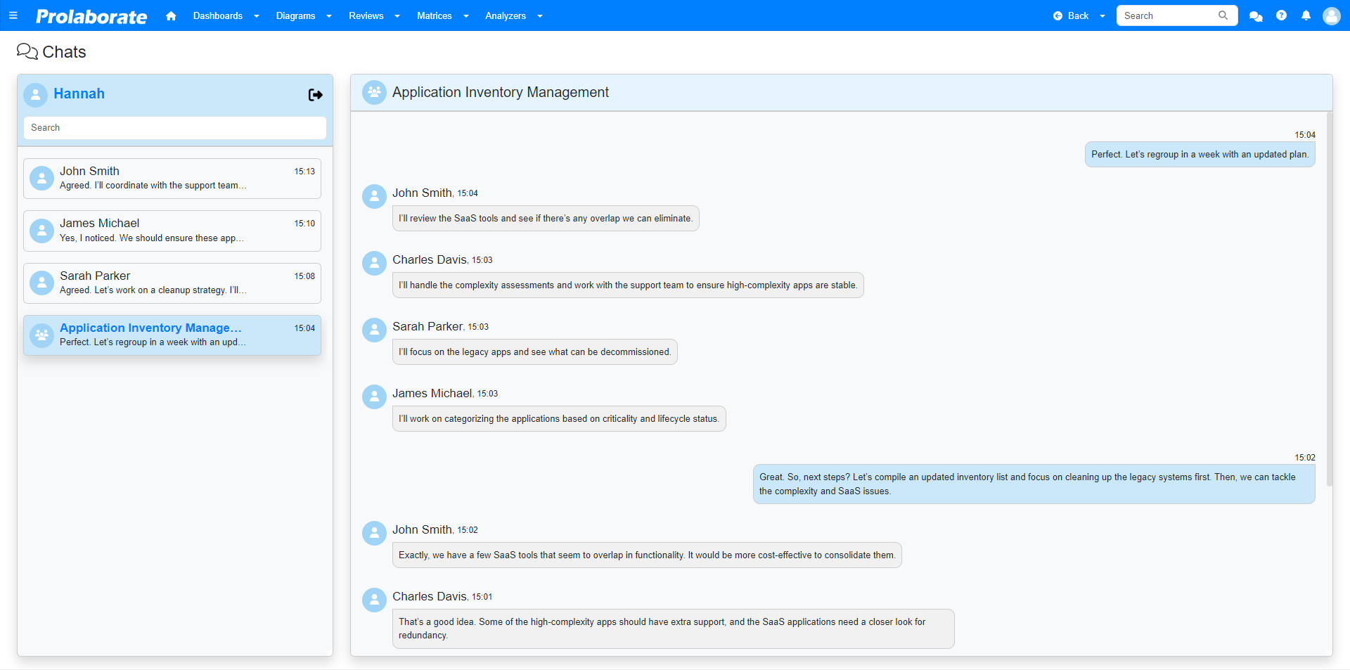 Access to Enterprise Architect Chats